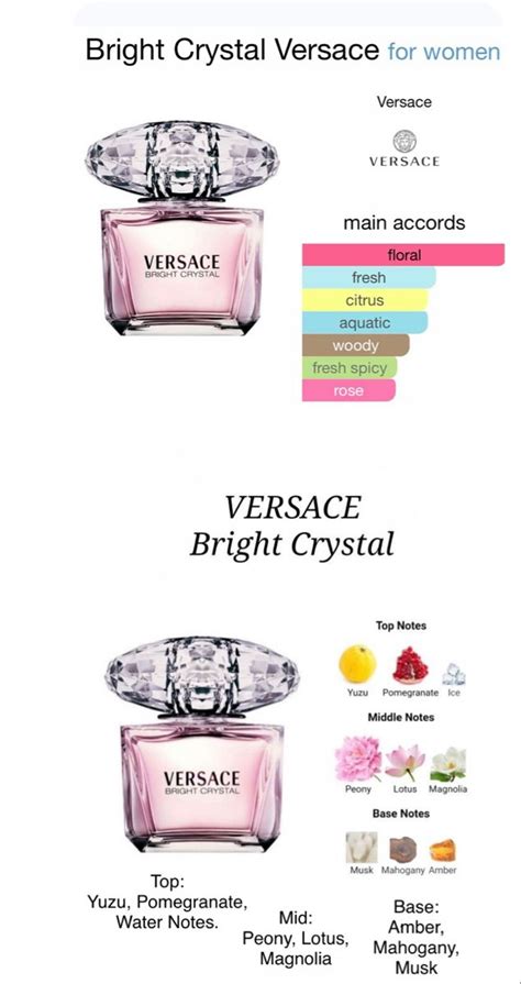 versace bright crystal notes|versace bright crystal without cap.